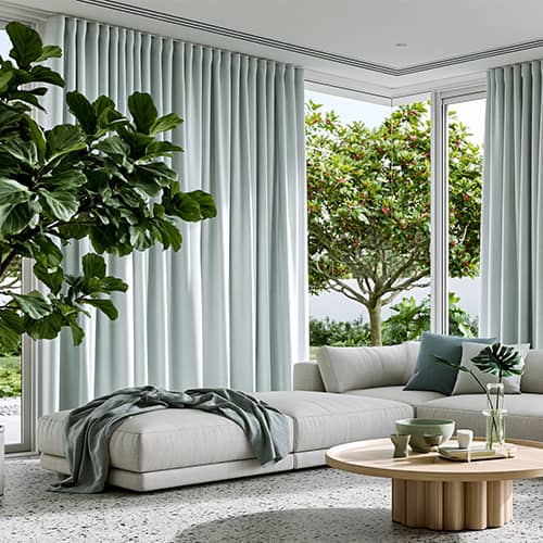 Light Green Blockout Curtain