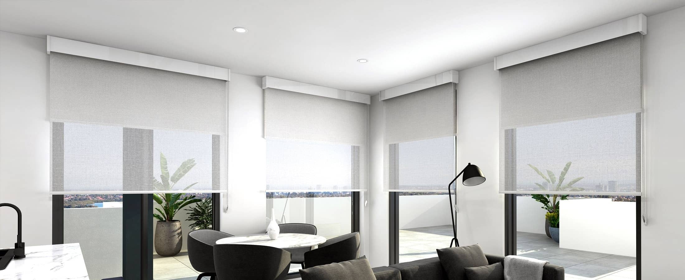 Double Roller Blinds Perth & WA, Dual Roller Blinds ABC Blinds