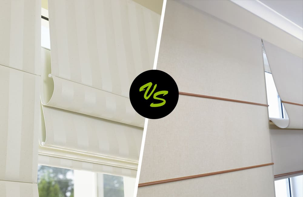 Roman Blinds vs Jamaican Blinds: What’s the Difference?