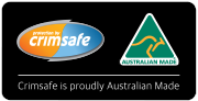 Crimsafe Logo and Australian Made